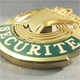 ~ INSIGNE BADGE SECURITE VILLE PARIS - Capitale Agent Gardien Vigile Pin's - Autres & Non Classés