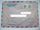 United Arab Emirates Air Mail Letter 1989, Abu Dhabi To Czechoslovakia, Stamp Coat Of Arms 10 F., Mi 139 Band Of Two - Abu Dhabi