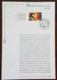 FDC Sur Document - YT N°3505 - Grands Interprètes De Jazz / Michel Petrucciani - 2002 - 2000-2009