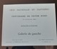 CENTENAIRE VICTOR HUGO 1902 CARTON INVITATION TICKET ENTREE FETE NATIONALE DU PANTHEON  DELEGATIONS PARIS CARTE ANCIENNE - Tickets - Entradas