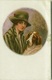 Delcampe - MONESTIER SIGNED 1910s POSTCARDS - WOMAN & DOG -  SERIES 36 - 6 POSTCARDS (BG322) - Monestier, C.