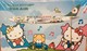 2018 Poker Of EVA AIR (airline Co. Of Taiwan) Hello Kitty Airplane Plane Music Apple Bird Playing Cards - Publicités