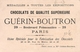 Playing Cards  Chocolat Guerin Boutron -Jeune Homme A Marier - Jeux Et Jouets