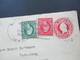 USA 1923 Nr. 189 Y DI Aus Markenheftchen! GA Umschlag Mit 2 Zusatzfrankaturen Nach Ratzeburg Herzogtum Lauenburg - Brieven En Documenten