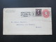 USA 1900 GA Umschlag Mit Zusatzfrankatur Andrew Jackson Cleveland - Ratzeburg Mit Ak Stempel KOS Ratzeburg (Lauenburg) - Covers & Documents