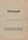 Zinsbuch Ab 1949 - 1952  Wien - Gesetze & Erlasse