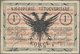 Albania / Albanien: Pair With 1/2 And 1 Frange 1917 Of The Albanian Self Government, P.S141a, S142b, - Albania