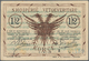 Albania / Albanien: Pair With 1/2 And 1 Frange 1917 Of The Albanian Self Government, P.S141a, S142b, - Albania