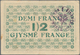 Albania / Albanien: Pair With 1/2 And 1 Frange 1917 Of The Albanian Self Government, P.S141a, S142b, - Albanie