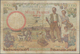 Algeria / Algerien: Banque De L'Algérie 1000 Francs 1942 P.86 (F) And 500 Francs 1944 P.95 (F/F+ Wit - Algérie