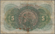 Angola: 5 Mil Reis 1909, P.32, Rusty Spots, Taped Tear, Condition: F. Highly Rare! - Angola