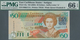 Delcampe - Antigua: Nice Set With 4 Banknotes 50 Dollars ND(2003), P.45a, All In UNC And Three Of Them Consecut - Andere & Zonder Classificatie