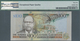 Antigua: Nice Group Of 4 Banknotes 100 Dollars ND(2003), P.46a, All In UNC And All PMG Graded 66 Gem - Andere & Zonder Classificatie