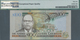 Delcampe - Antigua: Nice Group Of 4 Banknotes 100 Dollars ND(2003), P.46a, All In UNC And All PMG Graded 66 Gem - Other & Unclassified