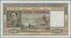 Belgium / Belgien: 500 Francs = 100 Belgas 1943 P.124 Soft Horizontal Fold And A Few Spots And 100 F - Other & Unclassified