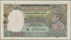 Burma / Myanmar / Birma: Set Of 2 Notes 5 Rupees ND Portrait KGIV P. 26b, The First With Only 2 Rust - Myanmar