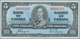 Canada: 5 Dollars 1937 P. 60c, Light Dint At Right, Otherwise Crisp Original, Condition: AUNC. - Canada