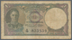 Ceylon: Set Of 3 Notes 1 Rupee Dated 2x 1941 And 1xs 1945 P. 30, 34, All Used With Folds And Stain I - Sri Lanka