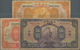 China: Bank Of Communications Set With 3 Banknotes Comprising 1 Yuan 1917 Place Of Issue WEIHAWEI An - China