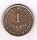 1 ESCUDO 1953 MOZAMBIQUE /4037/ - Mozambique