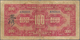 China: The New Fu-Tien Bank 100 Dollars 1929, P.S3000, Small Border Tears And Tiny Margin Splits, Ti - China