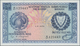 Cyprus / Zypern: Lot With 5 Banknotes 250 Mil 1976, 1 Pound 1974, 50 Cent 1983, 5 Pounds 1990 And 1 - Zypern