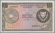 Cyprus / Zypern: Set Of 2 Notes Containing 500 Mils And 1 Pound 1976/79, The First In UNC, The Secon - Chipre