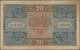 Czechoslovakia / Tschechoslowakei: 20 Korun 1919, Series "U", P.9, Toned Paper, Small Margin Split A - Tschechoslowakei