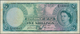 Fiji: Set Of 2 Banknotes Containing 5 Shillings 1938 P. 37a, First Issue Date, Portrait KGVI, Used W - Fidschi