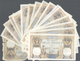 France / Frankreich: Set Of 19 Notes 1000 Francs 1937-1940 P. 90, All Notes Used With Folds, Creases - Other & Unclassified