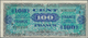France / Frankreich: Pair Of The 100 Francs Allied Forces 1944, Both With Block Number "9", P.123d I - Other & Unclassified