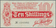 Great Britain / Großbritannien: 10 Shillings ND(1914) P. 346, 4 Vertical And One Very Light Horizont - Sonstige & Ohne Zuordnung