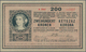 Hungary / Ungarn: 200 Kronen 1918 Österreichisch-Ungarische Bank, P.16, Series A2042 With Wavy Lines - Hungary