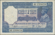 India / Indien: 10 Rupees ND P. 7b, Used With Vertical And Horizontal Fold, 2 Pinholes At Left, Cris - India