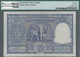 India / Indien: 100 Rupees ND(1949-57), P.43a In UNC With Staple Holes As Usually, PMG Graded 58 Cho - India