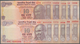 India / Indien: Set Of 10 Notes 10 Rupees ND P. 89 With Interesting Serial Numbers From 0000000 To 9 - India