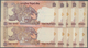 India / Indien: Set Of 10 Notes 10 Rupees ND P. 89 With Interesting Serial Numbers From 0000000 To 9 - Indien