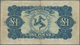 Isle Of Man: 1 Pound 1948 P. 23c, Several Folds, No Holes, Not Washed Or Pressed, Strong Colors, Con - Sonstige & Ohne Zuordnung
