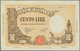 Delcampe - Italy / Italien: Set Of 5 Notes 100 Lire 1943/44 P. 67, All In Similar Condition, Light Folds In Pap - Otros & Sin Clasificación