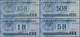 Korea: Set With 4 Notes 1, 5, 10 And 50 Chon "Capitalist Visitors Money" 1988, P.23-26 In UNC. (4 Pc - Korea, South