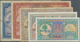 Maldives / Malediven: Set Of 5 Banknotes Containing 1 Rupee 1960 P. 2b (UNC), 2 Rupees 1960 P. 3b (U - Maldiven