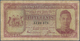 Mauritius: 50 Cents ND(1940) P. 25a, Portrait KGVI, Used With Folds And Creases, Borders A Bit Worn, - Mauritius