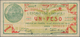 Mexico: Tesorería General Del Estado De Oaxaca Pair With 5 Pesos 1915, 1916, P.S593e, S954 In F/VF C - Messico