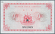 Northern Ireland / Nordirland: 10 Pounds 1966 Specimen P. 323s, Hole Cancellation, Zero Serial Numbe - Sonstige & Ohne Zuordnung