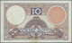 Poland / Polen: 10 Zlotych 1919, P.54a, Vertical Fold At Center, Brownish Stain At Lower Margin And - Polen