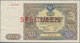 Poland / Polen: Small Lot With 3 Banknotes 1000 Zlotych 1946 SPECIMEN P.122s (F+), 50 Zlotych 1946 S - Polen