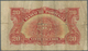 Portugal: 20 Escudos 1925 P. 135, Strong Horizontal Fold, Center Hole, Strong Vertical Fold, Not Rep - Portugal