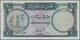 Qatar & Dubai: 10 Riyals ND(1960's), P.3, Nice Original Shape With A Few Spots And Several Folds. Co - Ver. Arab. Emirate