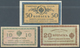 Russia / Russland: North Russia Chaikovskiy Government Set With 3 Banknotes 10, 20 And 50 Kopeks, P. - Rusia
