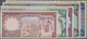 Saudi Arabia  / Saudi Arabien: L. AH1379 ND(1976-1977) Issue, Set With 5 Banknotes 1 - 100 Riyals P. - Saudi-Arabien